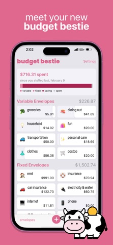 Budget Bestie App Store screenshot 1