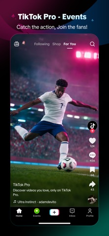 TikTok Pro - Events App Store screenshot 1