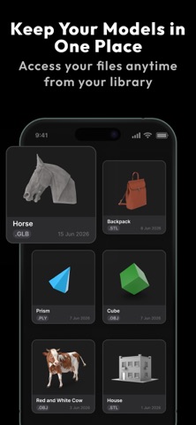 STL & 3D Model Viewer - Mes3D App Store screenshot 2