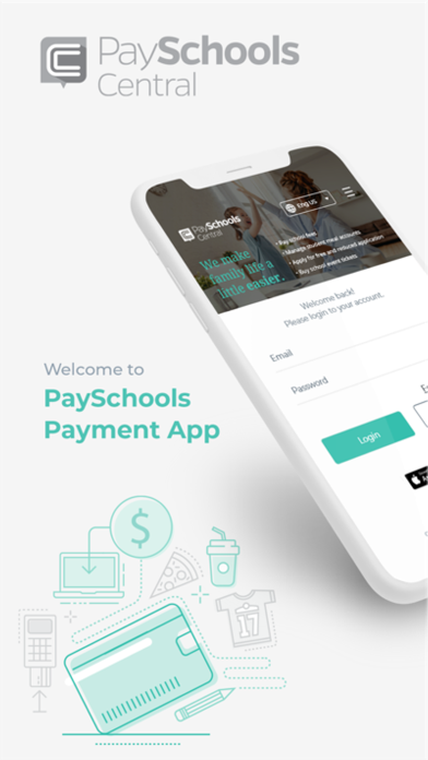 PaySchools Central App Store screenshot 1