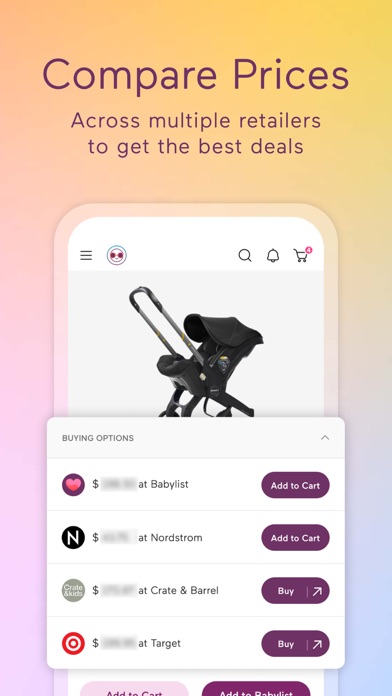 Babylist Baby Registry App Store screenshot 2