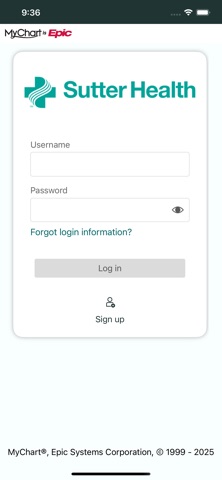 Sutter Health My Health Online App Store screenshot 2