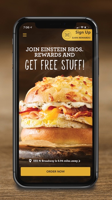 Einstein Bros Bagels App Store screenshot 1