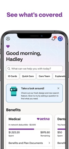 Aetna Health App Store screenshot 1