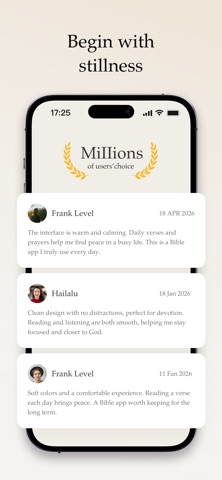 Bible Voice: Audio&Abide App Store screenshot 1