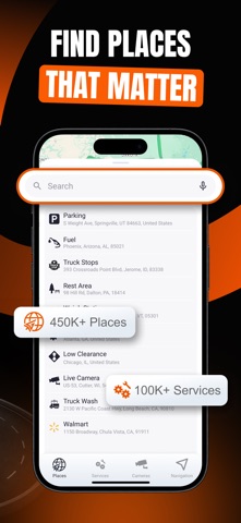 Trucker Guide: Truck GPS Maps App Store screenshot 2