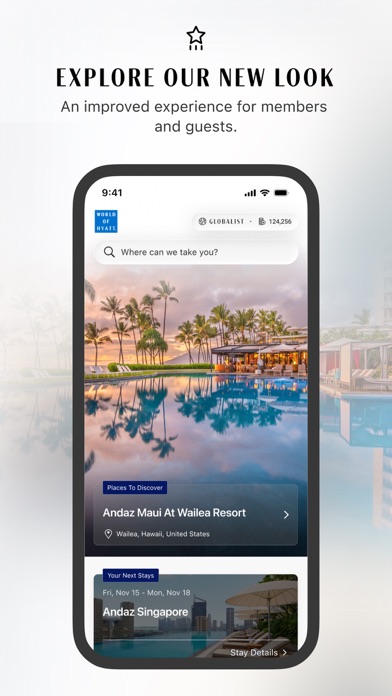 World of Hyatt: Book Hotels App Store screenshot 2