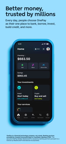 OnePay – Mobile Banking App Store screenshot 1