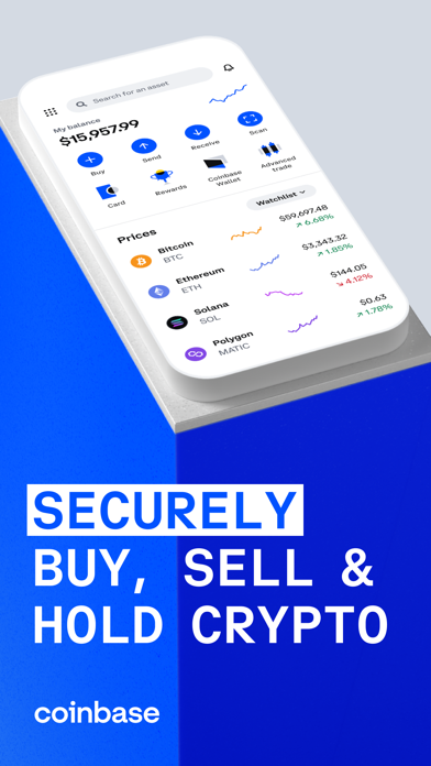 Coinbase: Buy Crypto & Stocks App Store screenshot 1