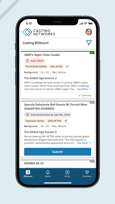 Casting Networks App Store screenshot 2