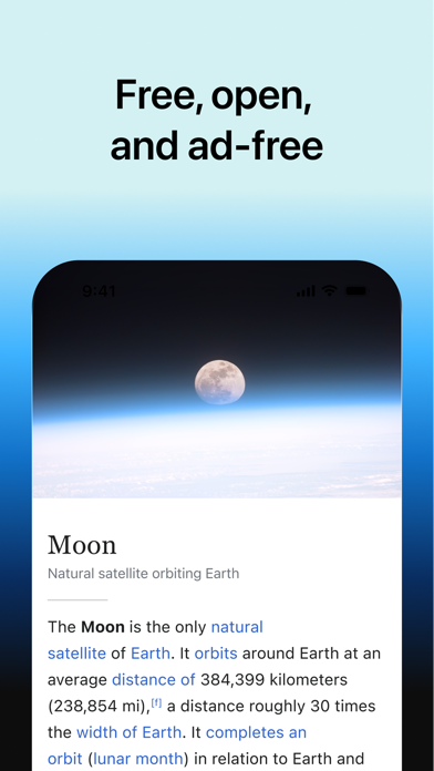 Wikipedia App Store screenshot 1