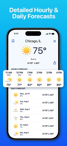 Weather Hi-Def Radar Forecast App Store screenshot 2