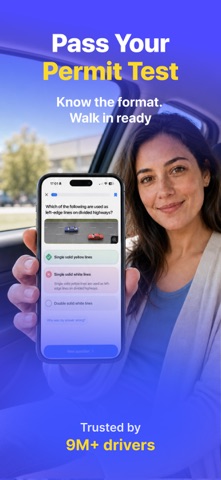 DMV Genie: Permit Test 2026 App Store screenshot 1