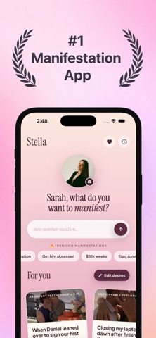Stella - Manifest Anything App Store screenshot 1