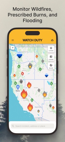 Watch Duty: Wildfire & Floods App Store screenshot 1