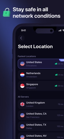 World VPN: Secure & Good Speed App Store screenshot 2