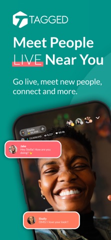 Tagged Dating: Chat & Go Live! App Store screenshot 1