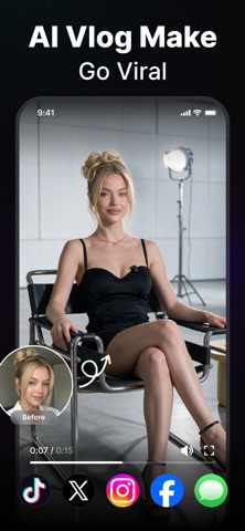Provideo:AI Video & Mini Vlog App Store screenshot 1
