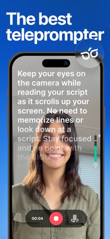 BIGVU Teleprompter Captions AI App Store screenshot 1