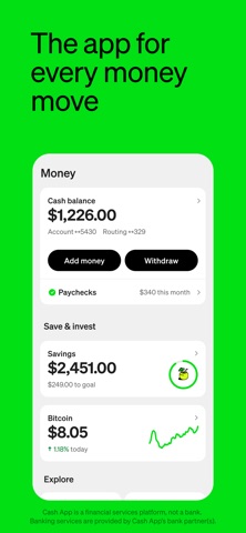 Cash App App Store screenshot 1