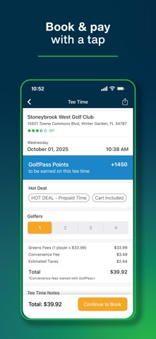GolfNow Book TeeTimes Golf GPS App Store screenshot 2
