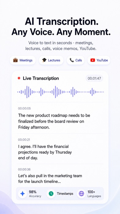 Owll: AI Note Taker&Assistant App Store screenshot 2