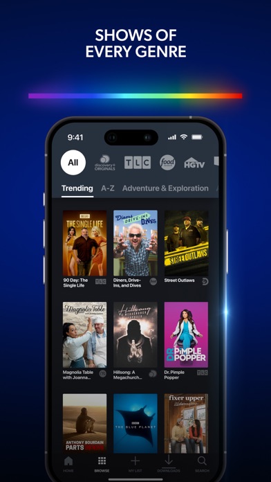 discovery+ | Stream TV Shows App Store screenshot 2