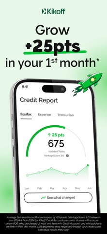 Kikoff – Build Credit Quickly App Store screenshot 1