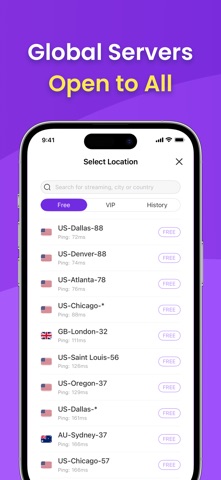 VPN - Free VPN Potato ™ App Store screenshot 2