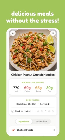 mise - meal planner App Store screenshot 2