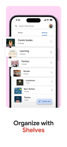 Google Play Books & Audiobooks App Store screenshot 2