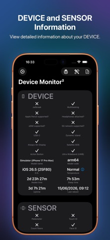 Device Monitor² App Store screenshot 1