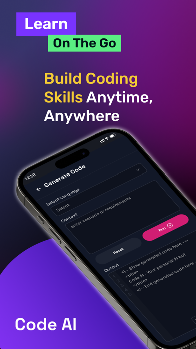 Code AI: Learn Programming App Store screenshot 1
