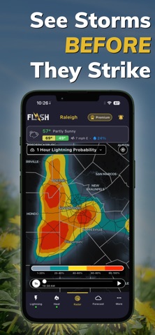 Flash Weather AI: Future Radar App Store screenshot 2