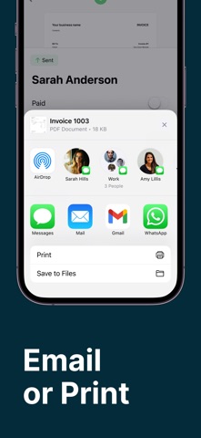 Invoice Maker ▸ Estimate App App Store screenshot 2