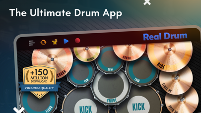 Real Drum: electronic drum set App Store screenshot 1