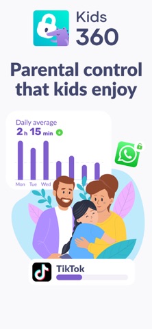 Kids360: Parental Control App App Store screenshot 1