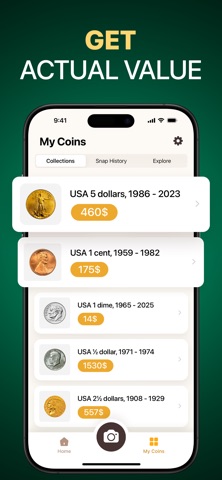 Coin ID: Coin Value Identifier App Store screenshot 2