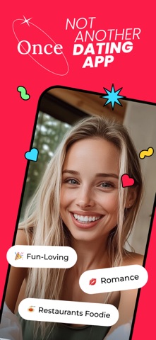 Once: Chat & Connect App App Store screenshot 1