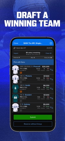 FanDuel Fantasy App Store screenshot 2