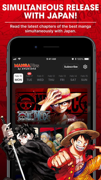 MANGA Plus by SHUEISHA App Store screenshot 1