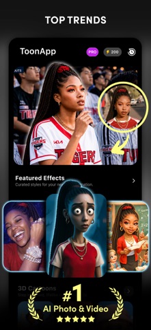Toonapp: AI Photo & Video Art App Store screenshot 2