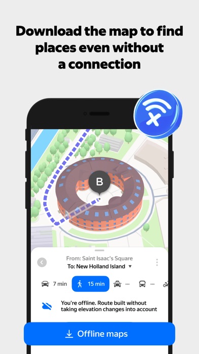 Yandex Maps & Navigator App Store screenshot 2