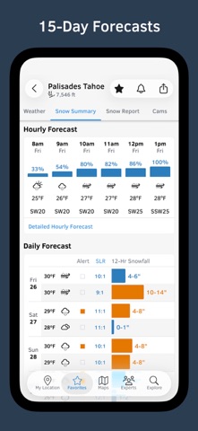 OpenSnow App Store screenshot 1