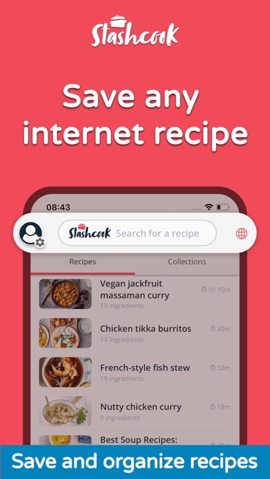 Stashcook: Recipe Keeper App Store screenshot 1