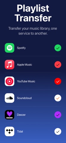 Playlist Transfer for My Music App Store screenshot 1