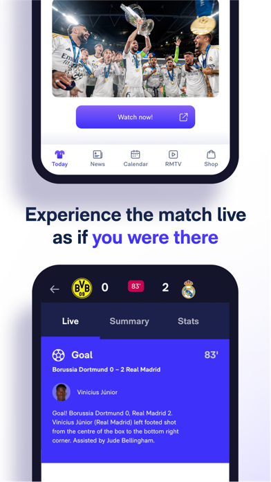 Real Madrid App Store screenshot 2