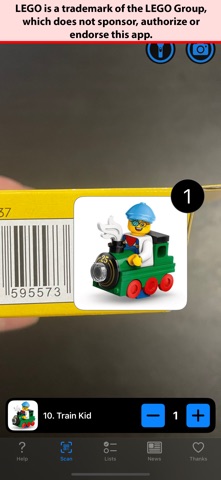 Minifig Scan App Store screenshot 2