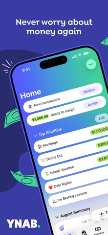 YNAB App Store screenshot 1
