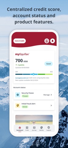 myEquifax App Store screenshot 1